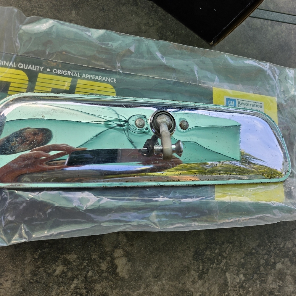 Original Rearview Chevy Mirror - - Picture 3 of 6